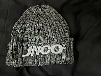 JNCO Vintage Hat 90#x27;s NOT WORN NEW Deadstock Acrylic Wool Knit Beanie Men#x27;s
