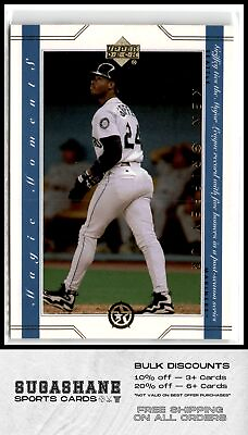 2003 Upper Deck MM9 Ken Griffey Jr. Magic Moments Mariners Baseball Card