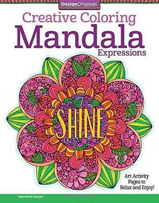 #ad Creative Coloring Mandala Expressions: Art Activity Pages to Relax and GOOD