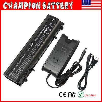 6 Cell For Dell Latitude E5440 E5540 Laptop Battery Type VV0NF NVWGM Charger
