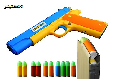 Toy Guns for Boys or Adults Play amp; Training Colorful Colt 1911 with Bullets