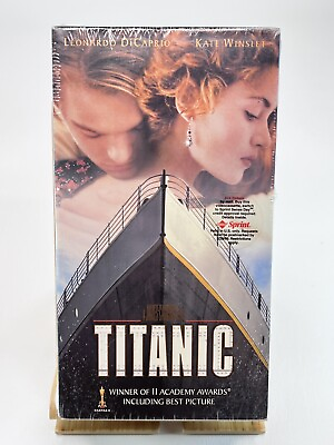 Titanic 2 Tape VHS Cassette New Factory Sealed 1998 Vintage Leonardo DiCaprio