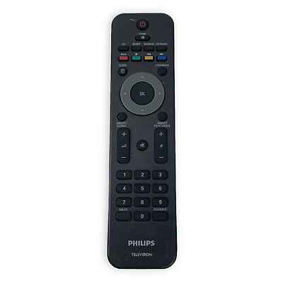 #ad PHILIPS TELEVISION REMOTE CONTROL Smart Guide Features 8670 000 71943 OEM