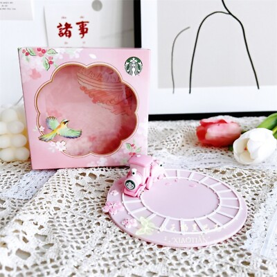 #ad New 202 China Starbucks Sakura Series Litter Train Cup Mat Coaster