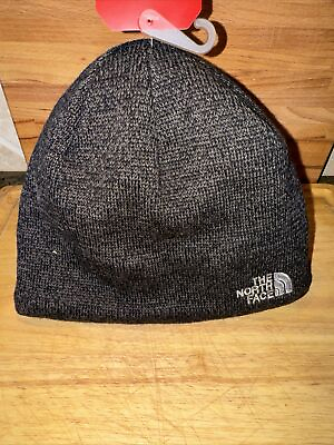 #ad #ad The North Face Jim Beanie Knit Hat Black Heather Brand NEW NWT One size Fit Most