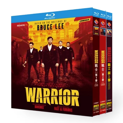 #ad Warrior Season 1 3 2023 Brand New Boxed Blu ray HD TV series 6 Disc