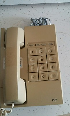 VINTAGE 1960#x27;s to 1970#x27;s PUSH BUTTON TELEPHONE TOUCH TONE OLD WALL DESK PHONE