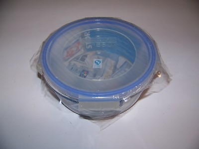 Luminarc Pure Box Round with Snap Lock Lid 25.7 oz. 5.9quot;x5.9quot;x2.3quot; 115262 NV