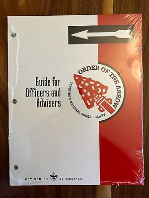#ad Sealed Guide for Officers and Advisers 3 Hole Binder Book Order of the Arrow