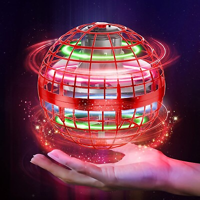 NEW Pro Flying Orb Ball Kids Mini Drone Magic Space Boy Girl Fun Toy Gift RED