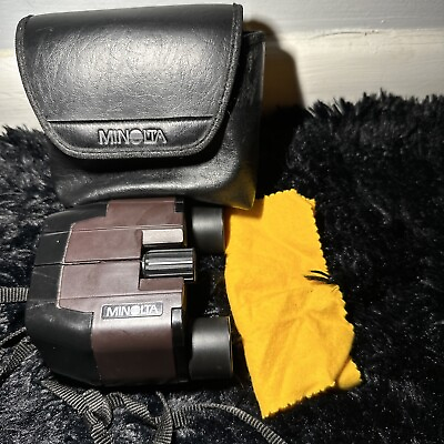 #ad Minolta Compact 8X24 7° Binoculars Mulit Coated With Case cloth