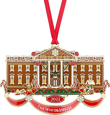 2022 White House Christmas Ornament Christmas Tree Pendant Xmas Decoration Gift