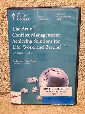 #ad Shelf162j Audiobook the art of conflict management vol 2 of 2 prof. Michael dues