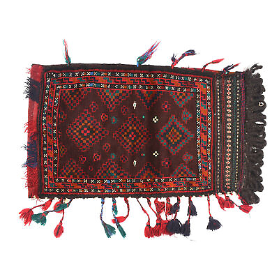 #ad Cushion Vintage Afghan Rug Tribal Handmade Home Decor Area Rug 100x59cm 11582