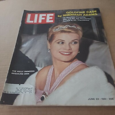 #ad Vintage 1961 Life Magazine June 23 Issue Features Princess Kelly amp; More