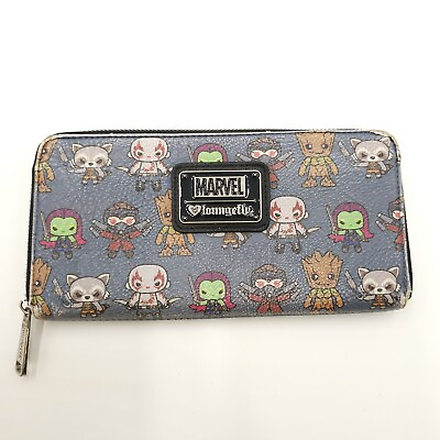 Marvel Guardians Of The Galaxy Chibi Loungefly Wallet Distressed