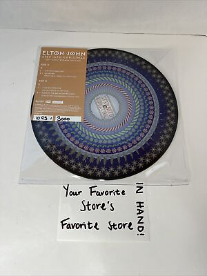 #ad #ad Elton John Step Into Christmas 12” Zoetrope Vinyl LP LE Limited 3000 *IN HAND *