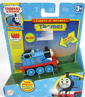 #ad Thomas amp; Friends Take Along Lights Sounds Thomas Train Diecast 2008 Engine ID