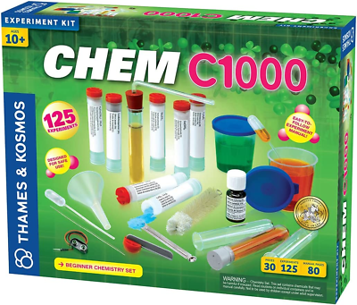 #ad Chem C1000 Chemistry Set Science Kit with 125 Experiments 80 Page Lab Manual