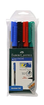 #ad Faber Castell Fine Multi Marker Pack of 4 Free Shipping