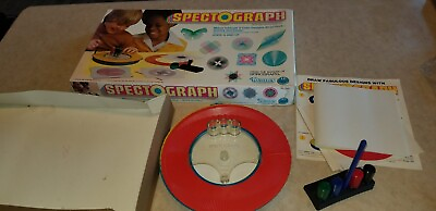 #ad VINTAGE KENNER SPECTOGRAPH SPIROGRAPH TYPE TOY IN ORIGINAL BOX