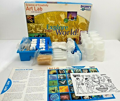 Discovery Channel Science of Creativity Art Lab Make Your Own Art Supplies 1999