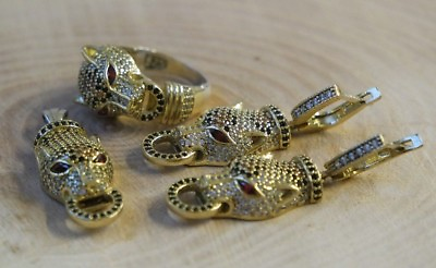 #ad Turkish Handmade Sterling Silver 925 Quartz Set Ring Earring Pendant 6 7 8 9