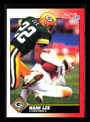 #ad 1991 Score #122 Mark Lee Green Bay Packers