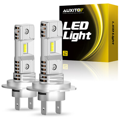 #ad 2x H7 LED Headlight Bulb Kit High Low Beam 30000LM Super Bright 6500K White New