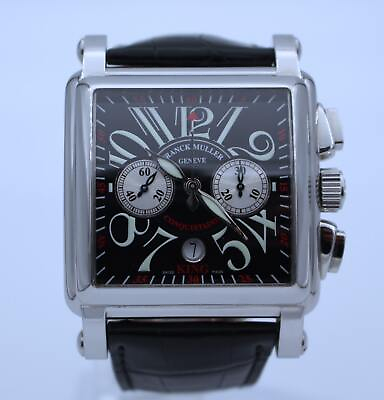 #ad Franck Muller Conquistador Cortez 45 x 45mm Mens 10000 K CC SS Selling As Is