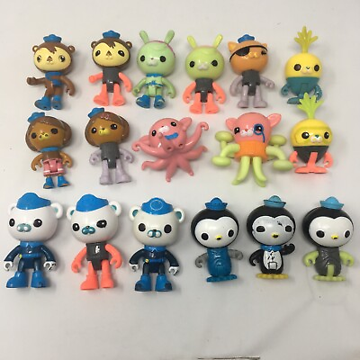 Lot of 17 Octonauts Toys by Fisher Price Pre Owned