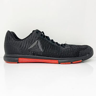 #ad #ad Reebok Mens Speed TR Flexweave CN5499 Black Running Shoes Sneakers Size 10.5