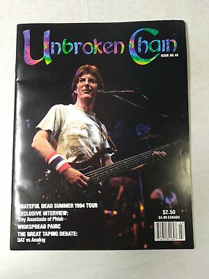 #ad Unbroken Chain Grateful Dead Magazine Issue No 49 Fall 1994 Jerry Garcia