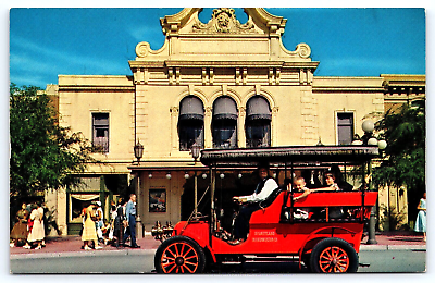 #ad #ad Postcard Disneyland The Magic Kingdom Opera House Horseless Carriage Vintage