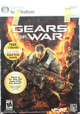 Gears of War PC 2007 Original Windows version with original case Key km