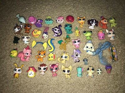 Huge Lot of Littlest Pet Shop LPS Blind Box Figures Toys and Accessories