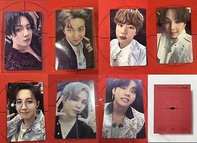 #ad BTS MAP OF THE SOUL ON:E DVD Official Photo card photocard Bang tang PC
