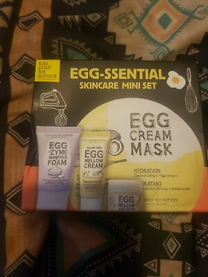 #ad Too Cool for School Egg Ssential Skincare Mini Set New