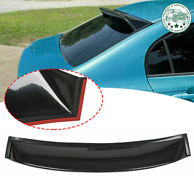 #ad For 2012 2015 13 14 Honda Civic 4DR Rear Window Roof Spoiler Visor Vent Wing ABS