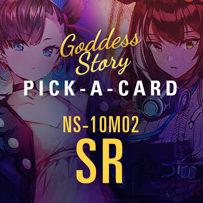 #ad Goddess Story PICK A CARD SR NS 10M02 CCG anime waifu foil doujin