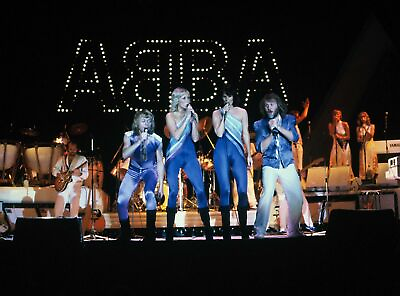 #ad Abba Band Color 8x10 Glossy Photo