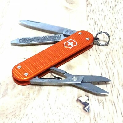 VICTORINOX Knife Outdoor tool ALOX Classic Tiger Orange Limited 0.6221.L21
