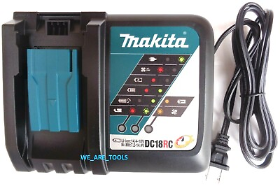 Makita DC18RC GENUINE 18V RAPID FAST Battery Charger 18 Volt Fr BL1830B BL1850B