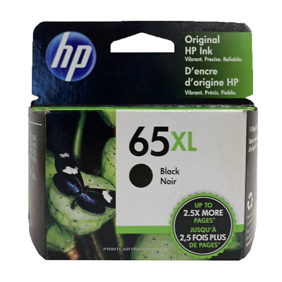 #ad HP 65XL Genuine Black Ink Cartridge 65XL Black New