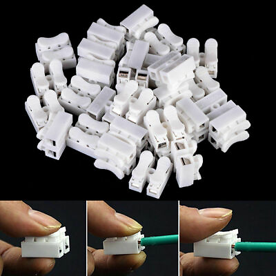 #ad 150X Electrical Cable Connectors Quick Splice Lock Wire Lamp Connection Terminal