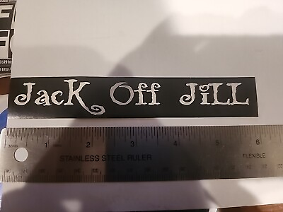 #ad Jack Off Jill Sexless Demons And Scars Covetous Cr Album Release Promo Sticker