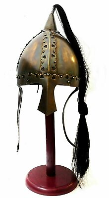 Reproduction Antique Viking Helmet Medieval Armor Costume Knight Larp SCA Helmet