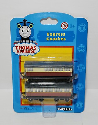 #ad ERTL 2001 Thomas amp; Friends Express Coaches Set of 2 Trains