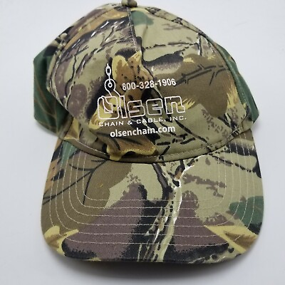 Olsen Chain Cable Hat Cap Camouflage Adjustable Snapback CA1
