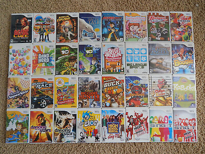 #ad Nintendo Wii Games Choose from Selection $3.95 $5.95 Each Buy 3 Get 4th Free